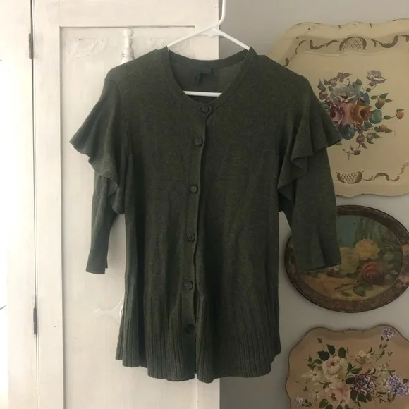 Anthropologie Left of Center Cardigan Sweater - Picture 5 of 7